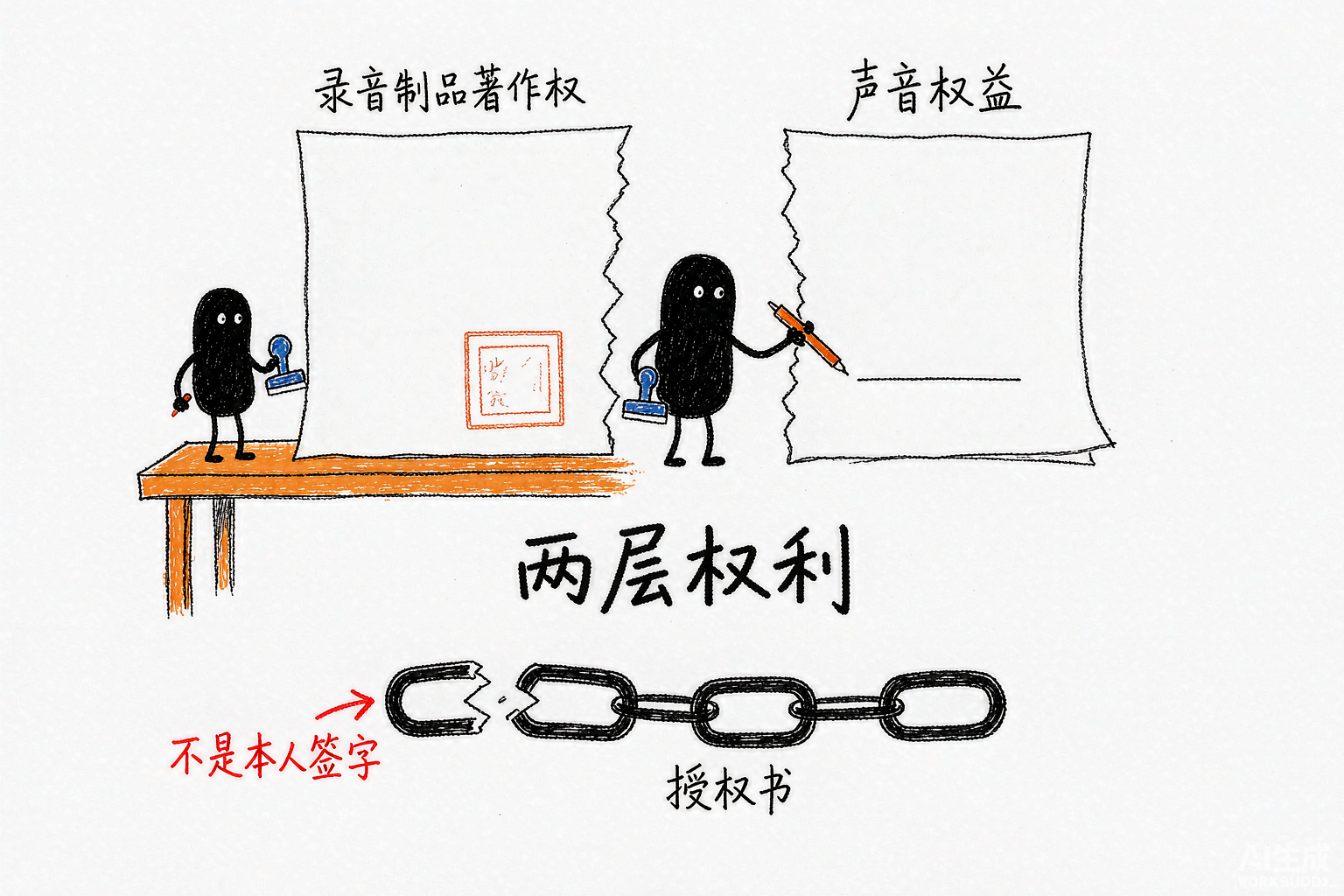 两层权利与授权链示意